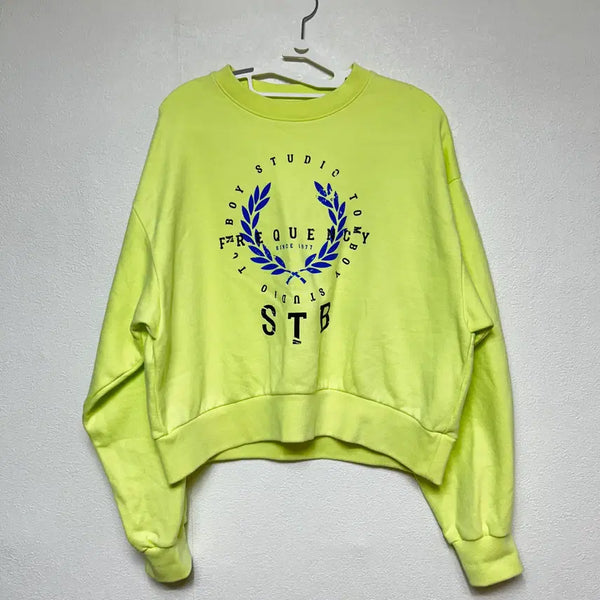 [BUNJANG] Studio Tomboy Cropped Sweatshirt FREE / 스튜디오 톰보이 크롭 맨투맨 FREE