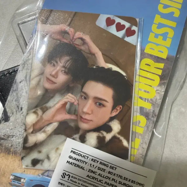 [BUNJANG] NCT JNJM Jeno Jaemin Boss Unit Photocard Set / NCT JNJM 제노 재민 키링 보스사이즈 both sides 유닛 포카