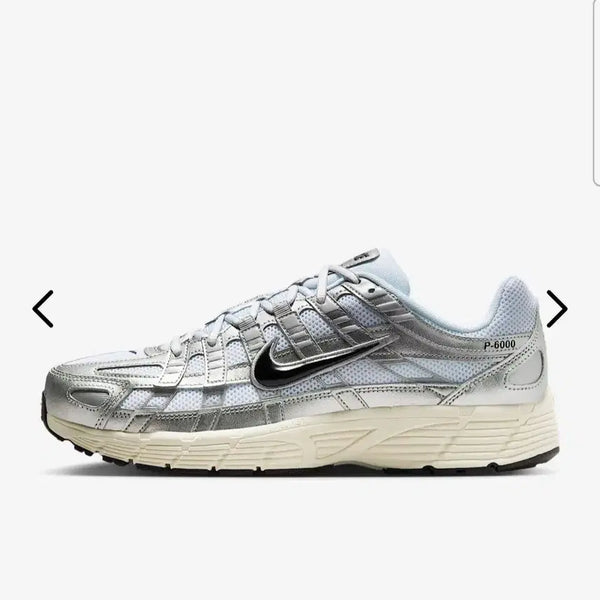 [BUNJANG] Nike P-6000 Silver Metallic Sneakers / 나이키 P-6000 실버 메탈릭 스니커즈 새상품