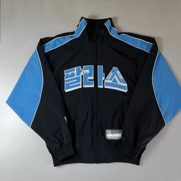 [BUNJANG] Palace Seoul 2 Seoul Track Jacket Black Blue (2XL) / 2XL) 팔라스 서울 2 서울 트랙 자켓 블랙 블루