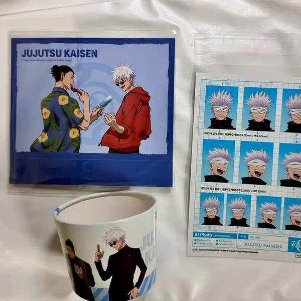 [BUNJANG] Jujutsu Kaisen Pop-up Cafe POB Gojo & Geto Set / 주술회전 팝업 카페 특전 고죠 게토