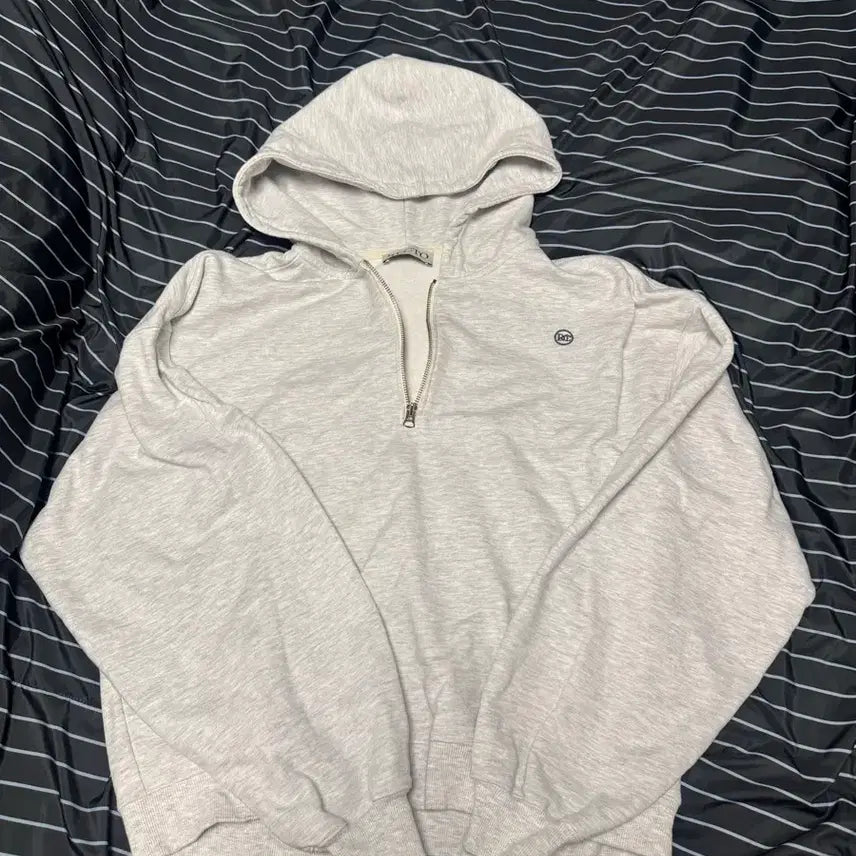 [BUNJANG] RECTO Gray Logo Hoodie Zip-up / RECTO 렉토 회색 후드 집업