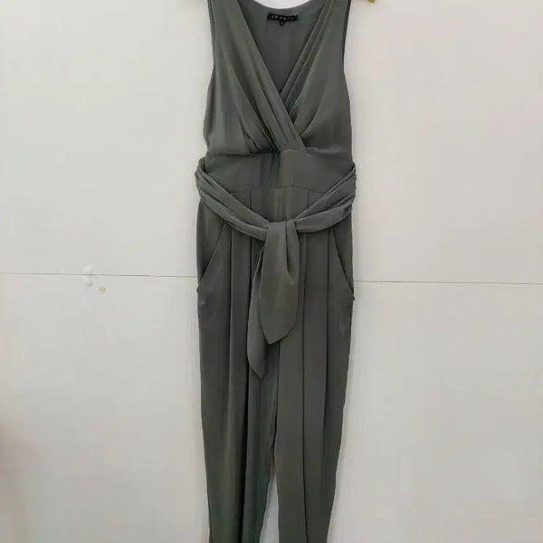 [BUNJANG] Theory Women's Silk Jumpsuit / 띠어리 여성 올인원 실크 점프수트 44~55