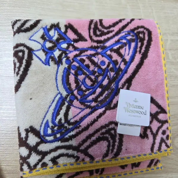 [BUNJANG] Vivienne Westwood Logo Pattern Handkerchief / 일본 비비안웨스트우드 손수건