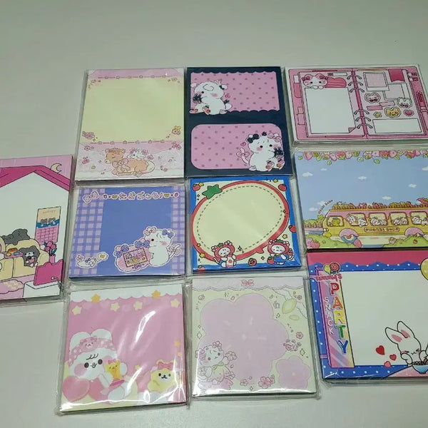 [BUNJANG] 10 Types Memo Pad Set / 반권)떡메모지 10종 세트
