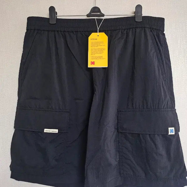 [BUNJANG] Kodak Core Woven Shorts Black / 코닥 코어 우븐 반바지 BLACK