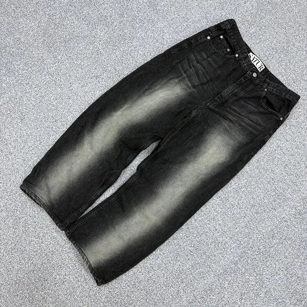 [BUNJANG] L SATUR Washed Black Denim Pants / L SATUR 세터 워싱 데님 흑청 팬츠 0521J