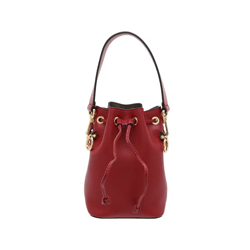 [BUNJANG] Fendi Montreaux Bucket Bag Mini Red Leather / 펜디 몬트레조 버킷백 미니
