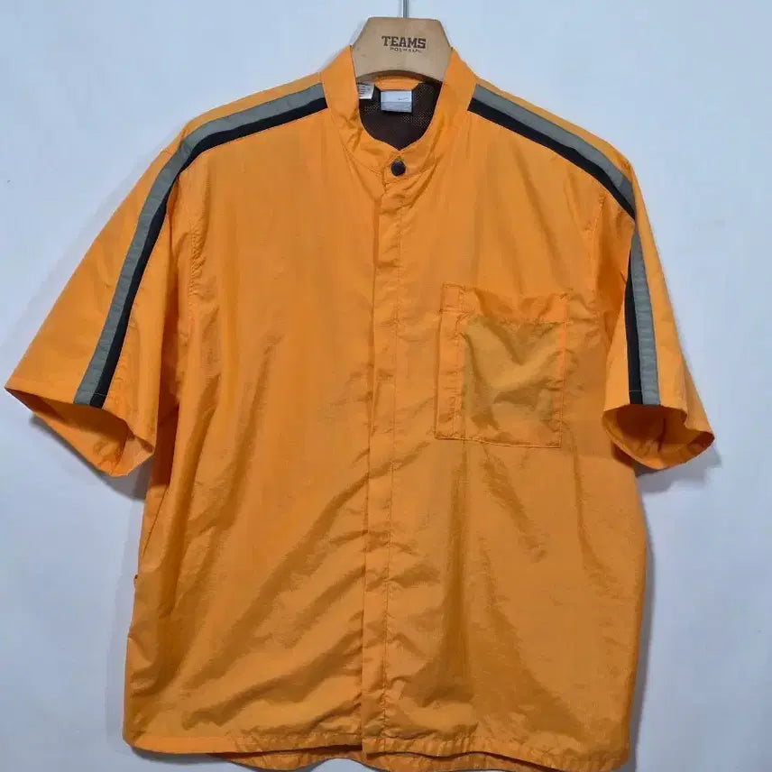 [BUNJANG] Nike Orange Short Sleeve Jacket / 나이키 오렌지색 자켓