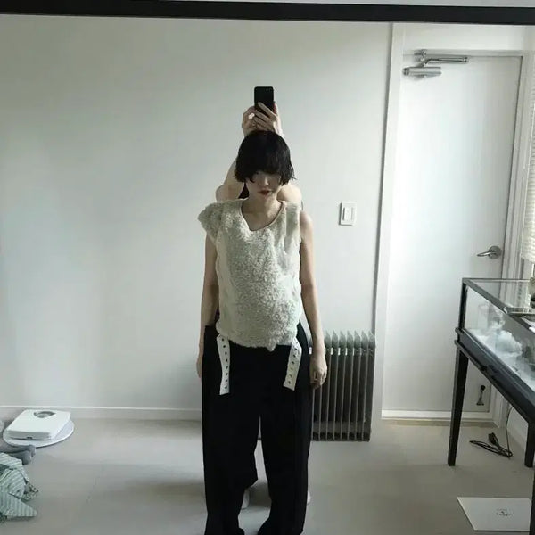 [BUNJANG] Aeongss Shearling Vest / 새상품) 에옹쓰 무스탕 퍼 베스트