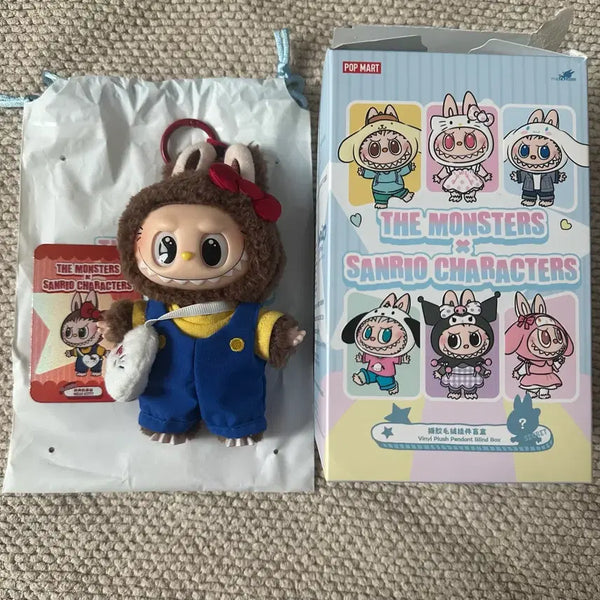 [BUNJANG] Pop Mart Sanrio Secret Labubu Kitty Figure / 새상품)팝마트 산리오 시크릿 라부부 키티 인형 키링