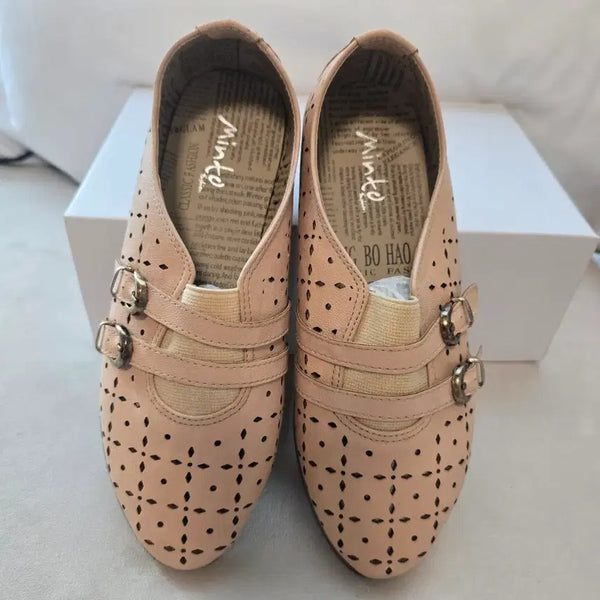[BUNJANG] Women's Pink Beige Heels (Size 230) / 여성구두230(새상품)