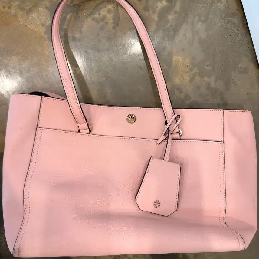 [BUNJANG] Tory Burch Pink Tote Bag / 토리버치 핑크색 가방 토트백