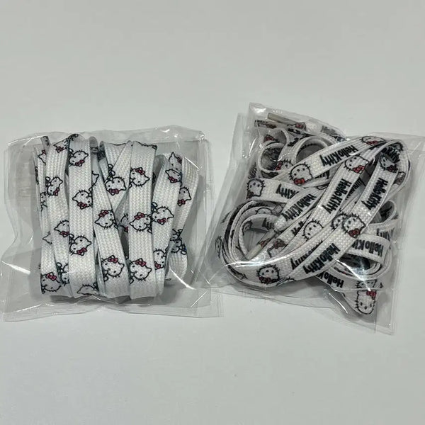[BUNJANG] Sanrio Hello Kitty Shoelace Bundle / [일괄] 키티 신발끈 운동화끈 새상품