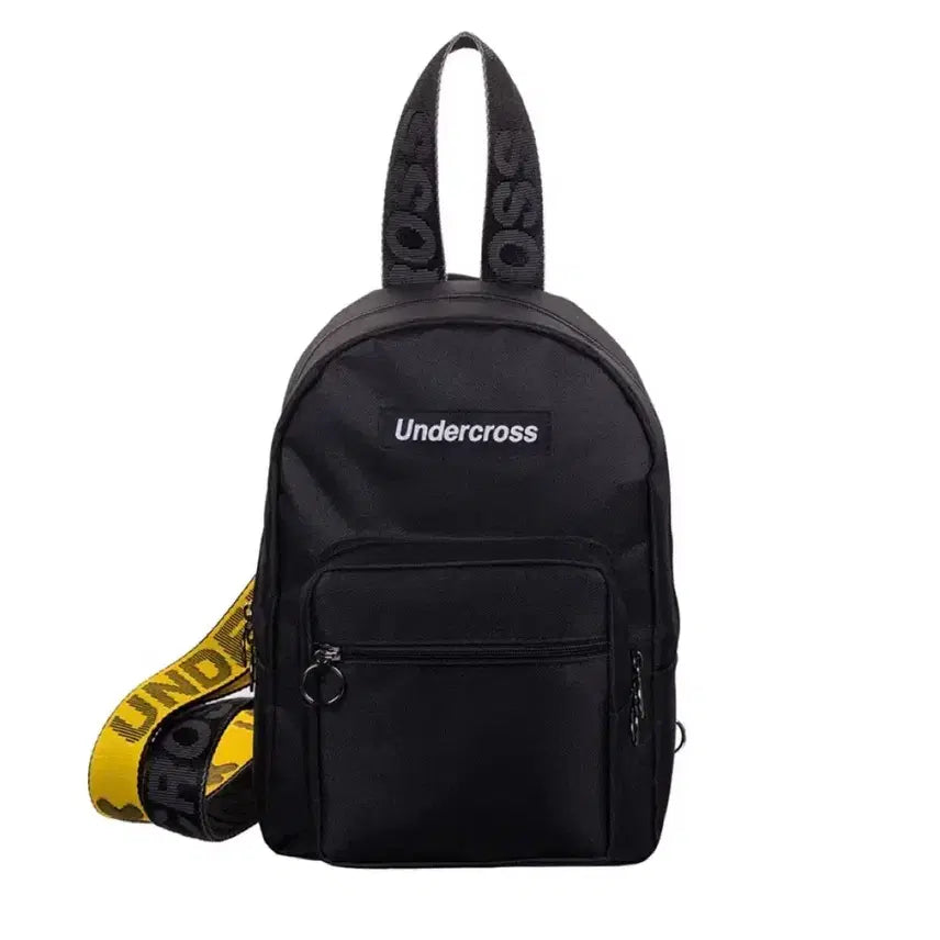 [BUNJANG] Undercross Black Yellow Mini Backpack / 언더크로스 블랙 옐로우 미니 백팩