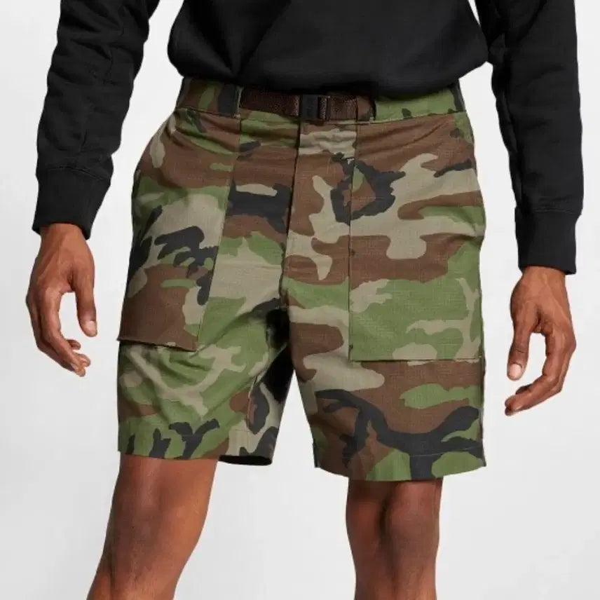 [BUNJANG] Nike SB Ripstop Big Pocket Camo Shorts / 나이키 sb 립스탑 빅포켓 카모 쇼츠 반바지 밀리터리
