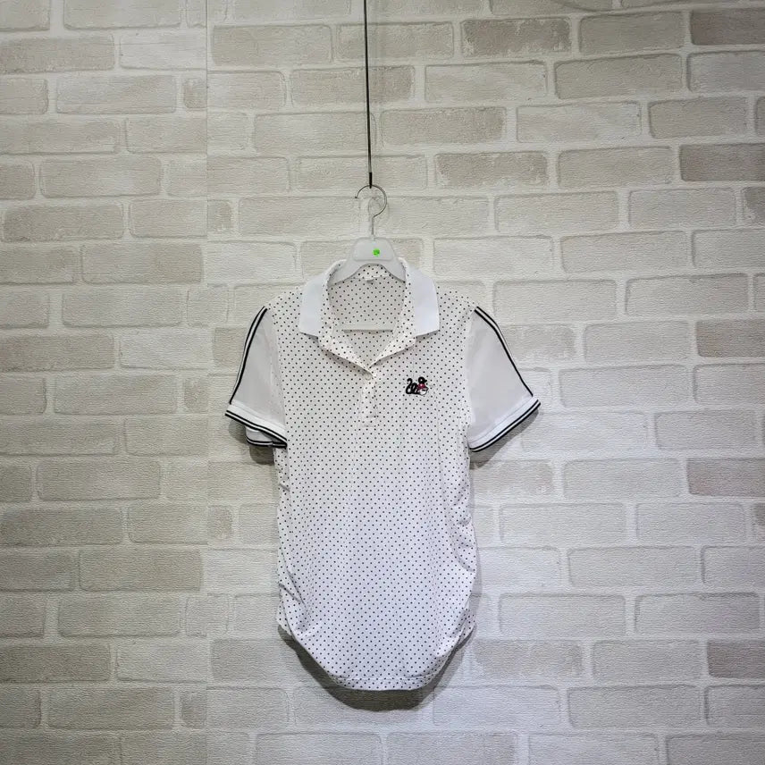 [BUNJANG] Polka Dot T-Shirt Size 77 / ㅊ236 도트 티셔츠 77