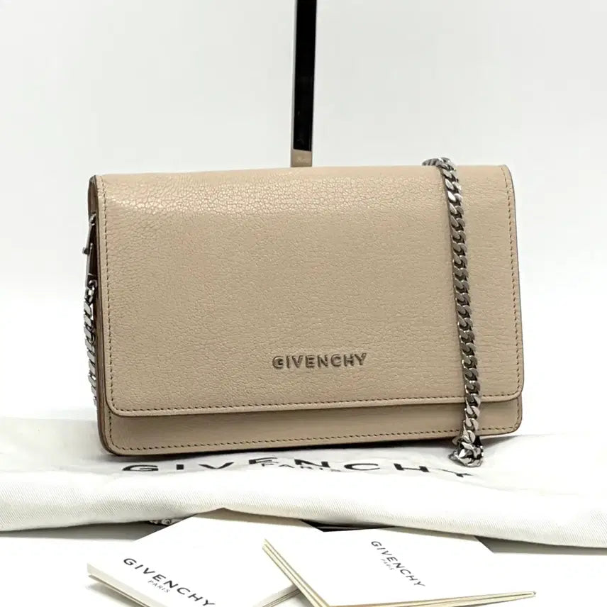 [BUNJANG] Givenchy Pandora WOC Chain Crossbody Bag Beige / 지방시 판도라 WOC 체인 크로스백