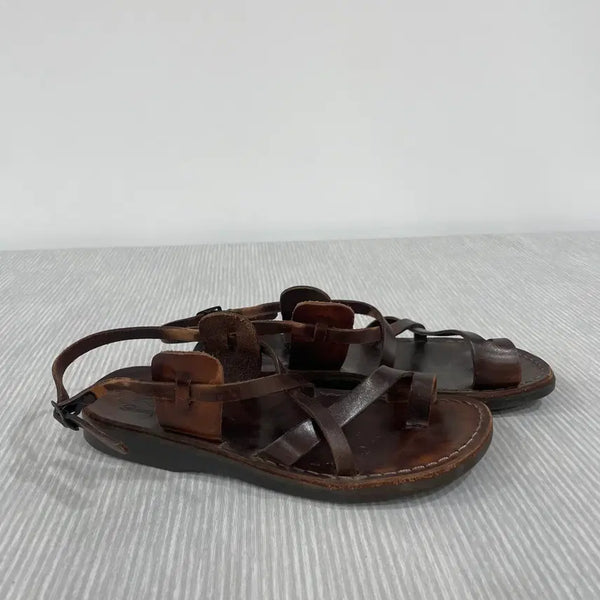 [BUNJANG] Jerusalem Sandals Strap Brown Sandals Size 260mm / 728) 예루살렘 샌들 스트랩 브라운 샌들 260mm