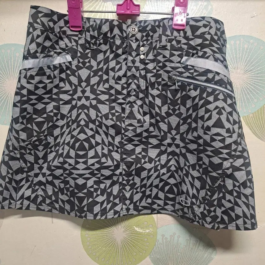 [BUNJANG] Oakley Women's Checked Cotton Blend Skirt / 오클리 여성 스커트