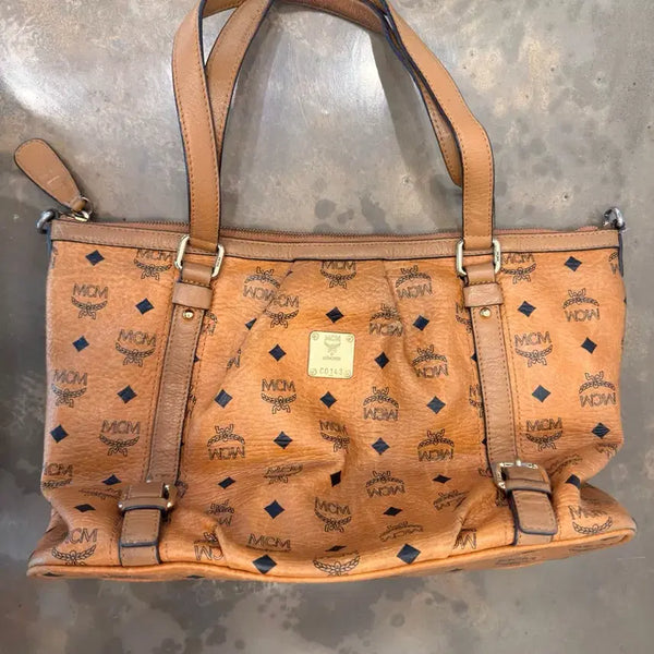 [BUNJANG] MCM Brown Tote Bag / MCM 가방 토트백 브라운