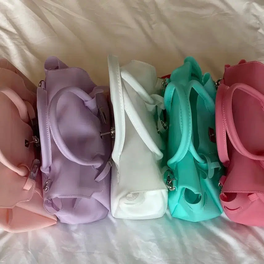 [BUNJANG] Perkin Bag Jelly Bag Candy Color PVC / 젤리백 펄킨백