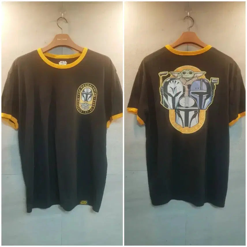 [BUNJANG] Star Wars Mandalorian Character Collection T-Shirt / 스타워즈. 굿즈 정품. 만달로리안. 반팔티!