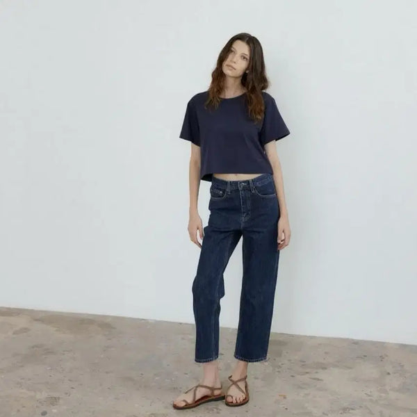 [BUNJANG] T/T Classic Cropped Denim (M) / 타낫 클래식 크롭 데님 T/T Classic cropped denim(b
