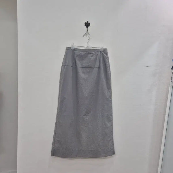 [BUNJANG] It MICHAA Grey Long Skirt (New) / 잇미샤 회색 롱 스커트(새제품)