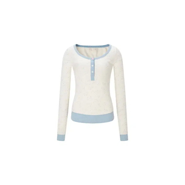[BUNJANG] Minjiena Star Rabbit Long Sleeve Cream / 민지에나 스타 래빗 롱슬리브 크림 minjiena