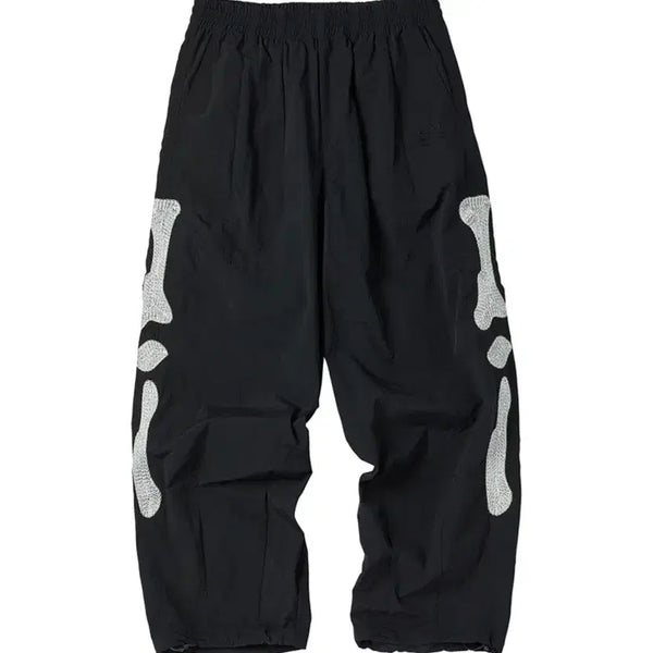 [BUNJANG] Travel Skeleton Nylon Pants (Black) / 트래블 스켈레톤 나일론 팬츠 (블랙)(새상품)