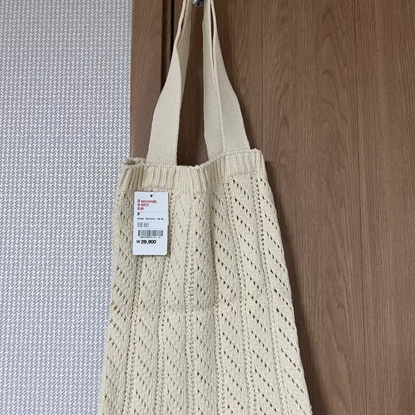 [BUNJANG] 8seconds Knit Bag Crochet Lace Bag / 에잇세컨즈 니트백 가방 뜨개백 레이스 크로셰