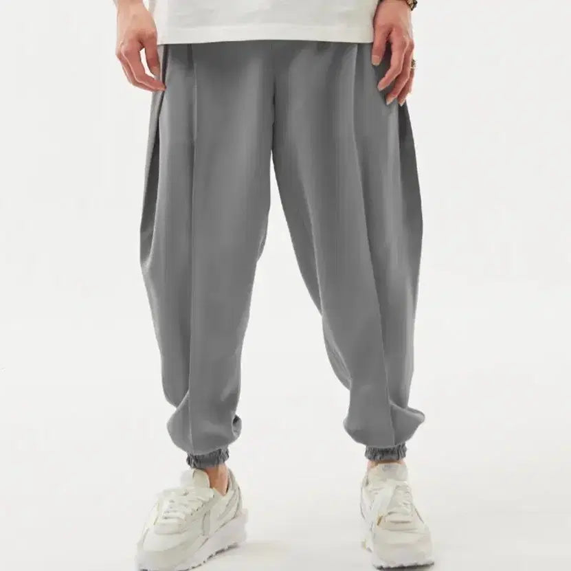 [BUNJANG] Seven Cellar Hubis Transform Double Pleats Jogger Slacks Grey (Sealed) / 세븐셀라 휴비스 트렌스폼 더블 플리츠 조거 슬랙스 그레이(미개봉 새상품)