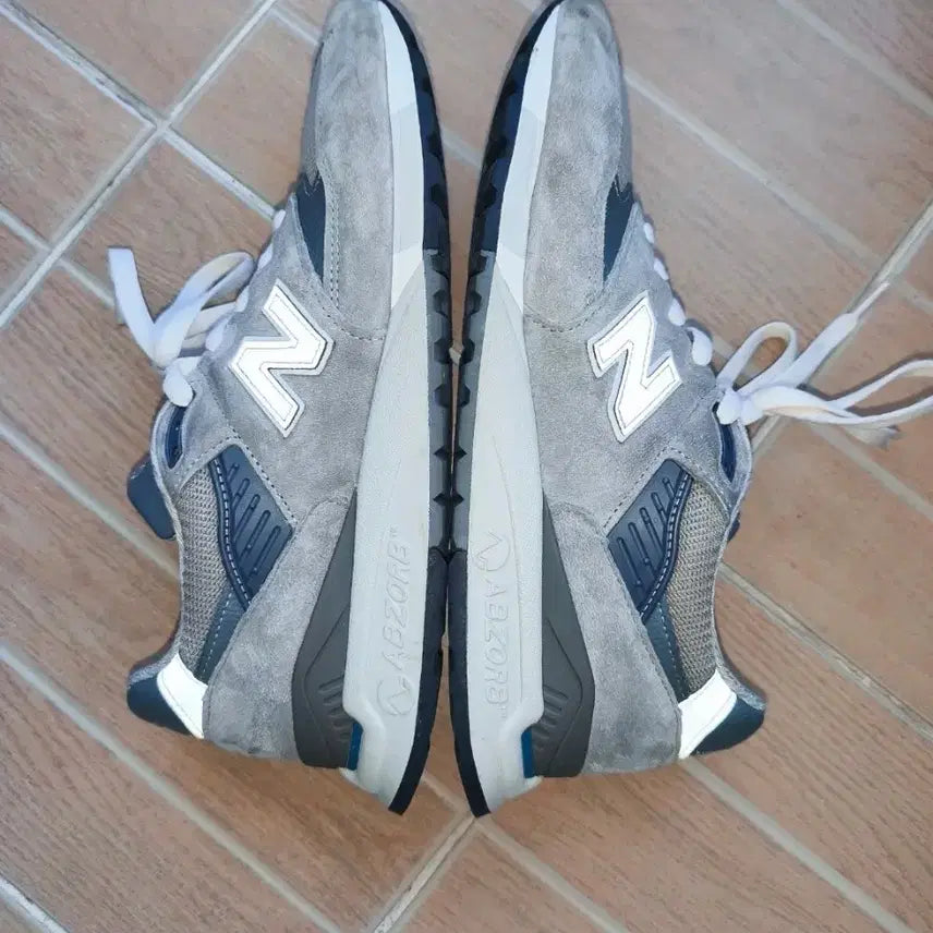 [BUNJANG] New Balance 998 Made in USA Grey Suede Sneakers / 뉴발란스 998 메이드 인 USA 그레이