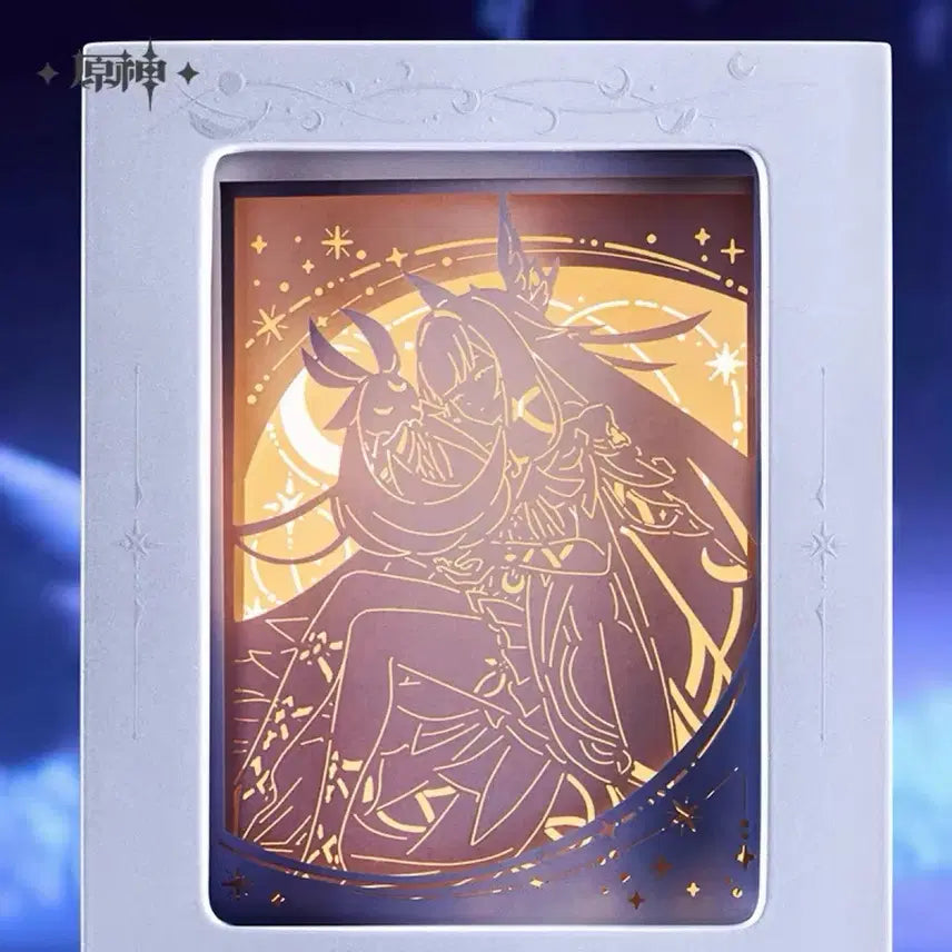 [BUNJANG] Genshin Impact Official Moonlight Chronicle Series Colombina Music Box Mood Lamp / [예약공구] 원신 공식 달빛 연대기 시리즈 콜롬비나 오르골 무드등