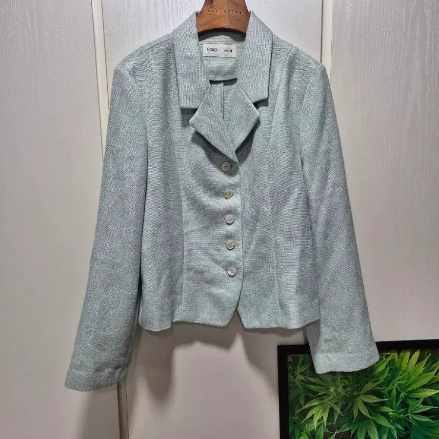 [BUNJANG] MIXXO Mint Short Jacket / (세일)(새상품)MIXXO 미쏘. 민트색 숏 자켓