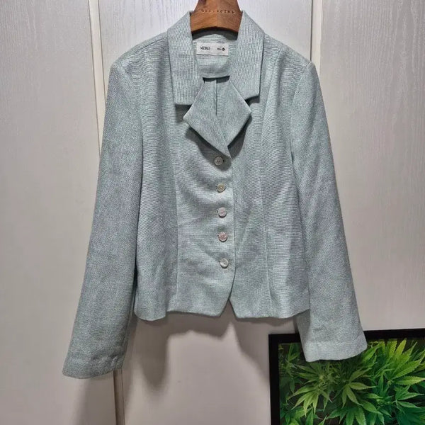 [BUNJANG] MIXXO Mint Short Jacket / (세일)(새상품)MIXXO 미쏘. 민트색 숏 자켓