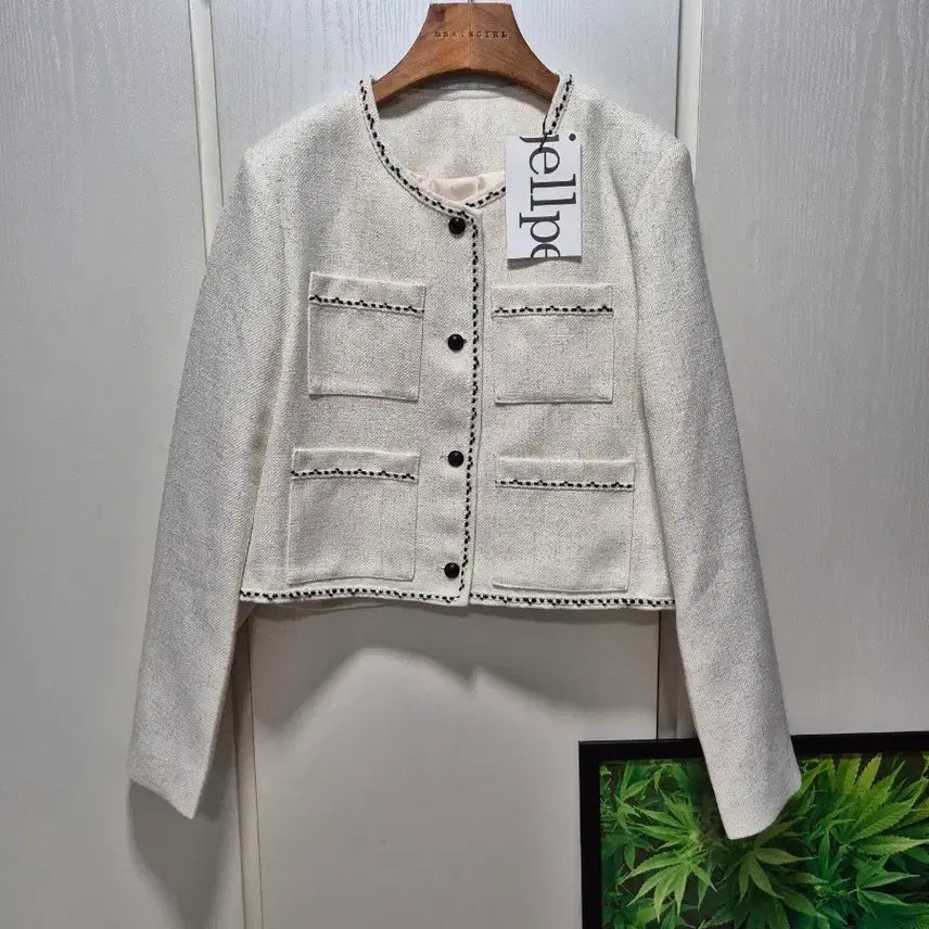 [BUNJANG] Jellpd Linen Blend Tweed Jacket / (세일)(새상품)jellpd 린넨혼방 트위드 자켓