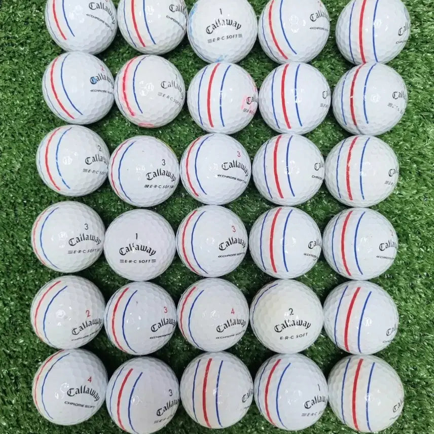 [BUNJANG] Callaway Triple Track 3-Piece A-Grade Golf Balls (30pc) / 캘러웨이 트리플트랙 3피스 A-급 30개 골프공 로스트볼