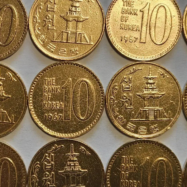 [BUNJANG] 1967 Bank of Korea 10 Won Coins (30 pcs Bundle) / 특년도/1967년 한국은행 10원 30점
