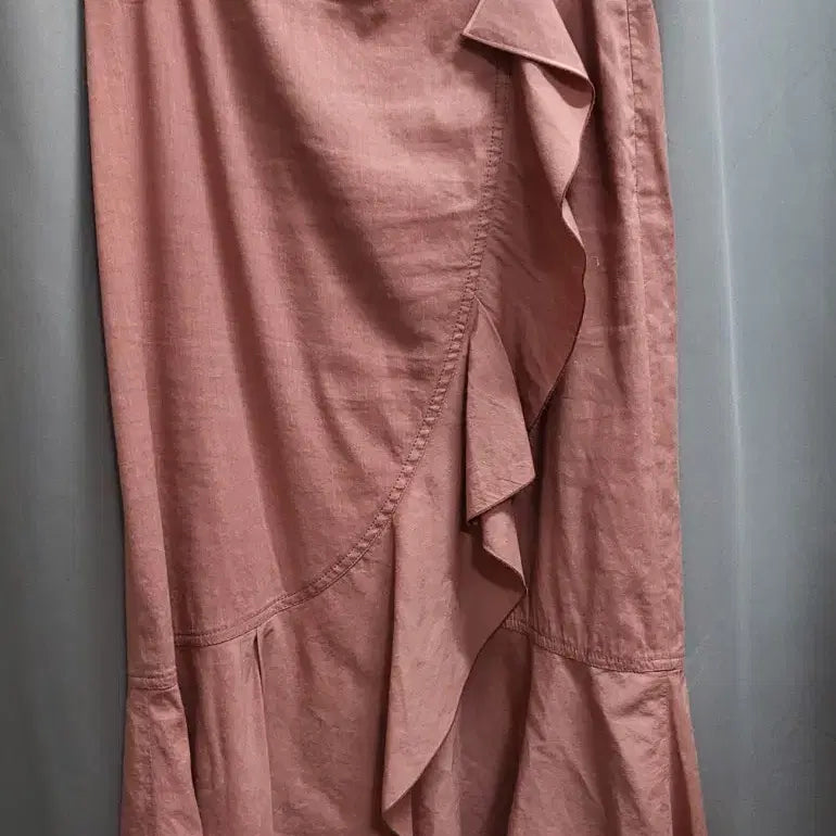 [BUNJANG] Sisley Pink Frill Skirt Size 42 / 시슬리 42 사이즈 핑크 프릴스커트