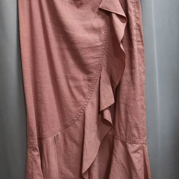 [BUNJANG] Sisley Pink Frill Skirt Size 42 / 시슬리 42 사이즈 핑크 프릴스커트