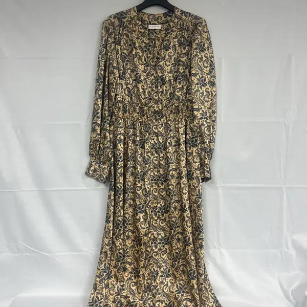 [BUNJANG] Sandro Paisley Waistband Dress Size 36 / Sandro 산드로 페이즐리 허리밴딩 원피스 36사이즈