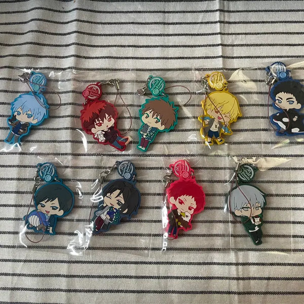 [BUNJANG] Kuroko's Basketball Animal Friends Wobble Rubber Strap Set / [급처/쿠로코의 농구] 쿠로바스 애니멀 동물 친구 흔들흔들러버스트랩 A