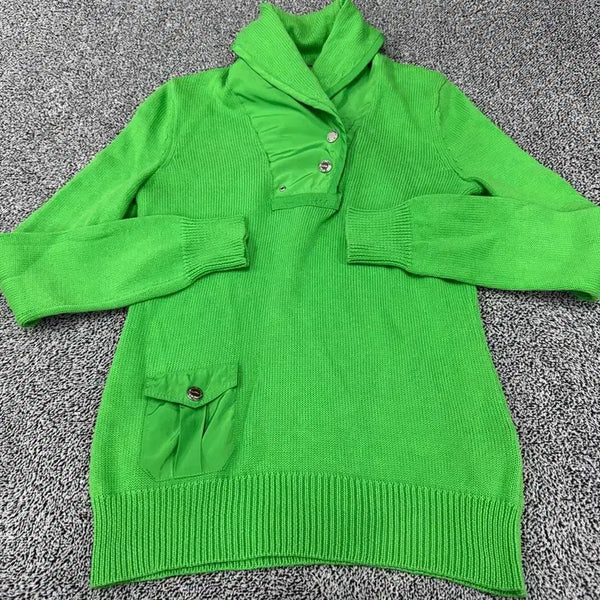 [BUNJANG] Polo Ralph Lauren Green Shawl Collar Knit / [정품/XS] 랄프로렌 그린 숄카라 니트   BB