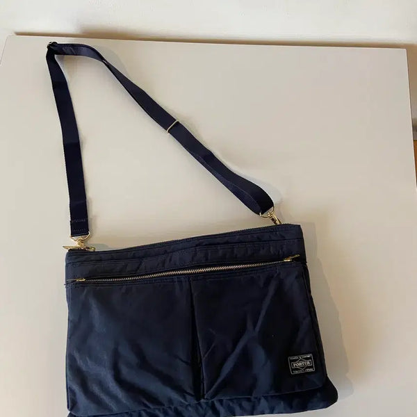 [BUNJANG] Yoshida Porter Draft Shoulder Bag Navy / 요시다 포터 드래프트 숄더백