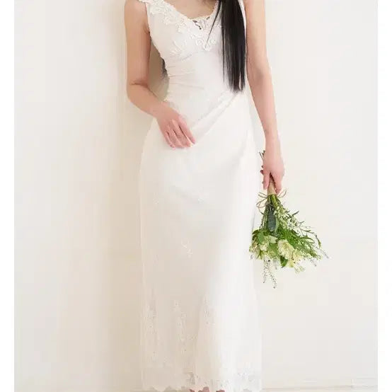 [BUNJANG] Labelle Blanc Giverny Dress L / 라벨르블랑 지베르니드레스 L