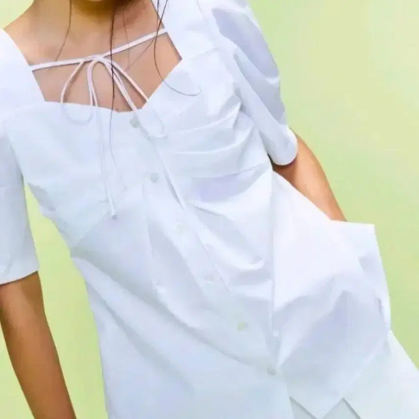 [BUNJANG] Lucky Chouette White Blouse / 럭키슈에뜨 블라우스(36)