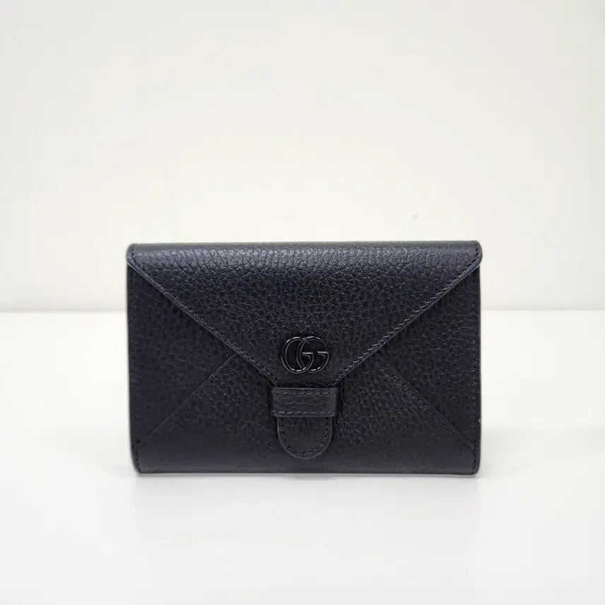 [BUNJANG] Gucci GG Marmont Textured Card Case Wallet (Unused) / [온드중고명품] 미사용 구찌 GG 마몬트 텍스처드 카드 케이스 지갑