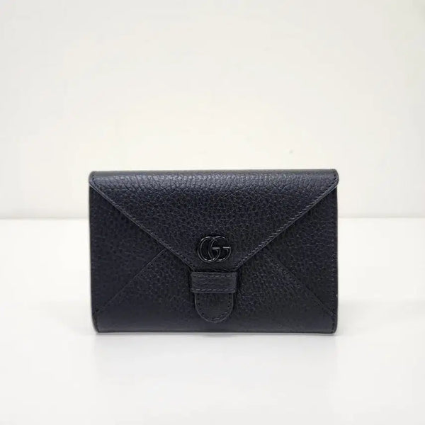 [BUNJANG] Gucci GG Marmont Textured Card Case Wallet (Unused) / [온드중고명품] 미사용 구찌 GG 마몬트 텍스처드 카드 케이스 지갑